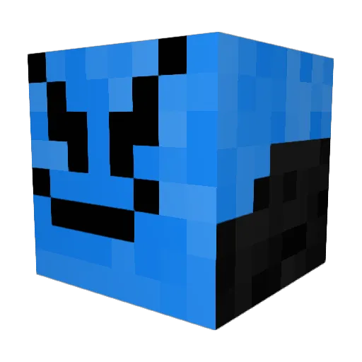 ElliottGp Minecraft avatar head, 3D render