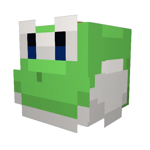 Ellip0wer Minecraft avatar head, 3D render