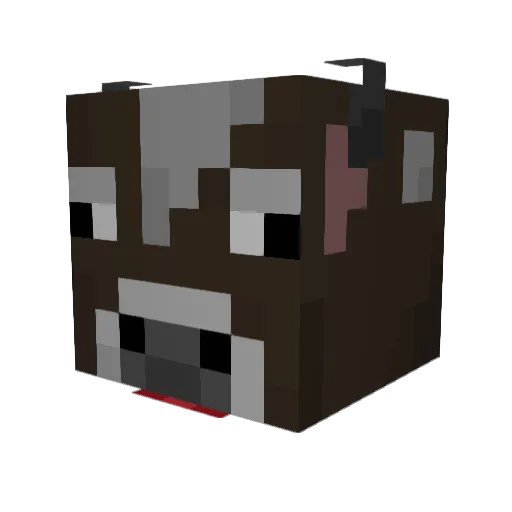 EllisGoodenough Minecraft avatar head, 3D render