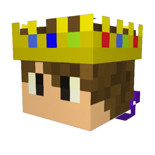 EllisWasCool__ Minecraft avatar head, 3D render