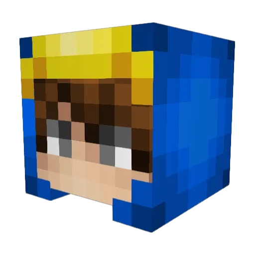 Elliseleah Minecraft avatar head, 3D render