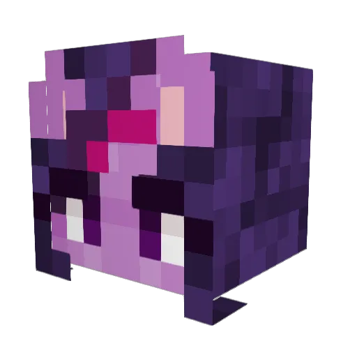 Ello_Alex Minecraft avatar head, 3D render