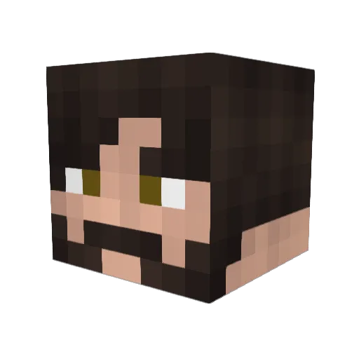 Ellond Minecraft avatar head, 3D render