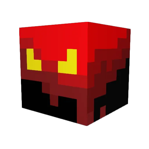 Elluxador2011 Minecraft avatar head, 3D render