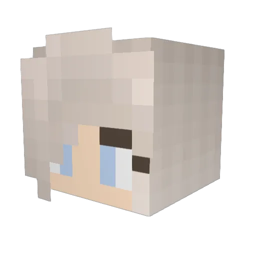 Elly2k4 Minecraft avatar head, 3D render