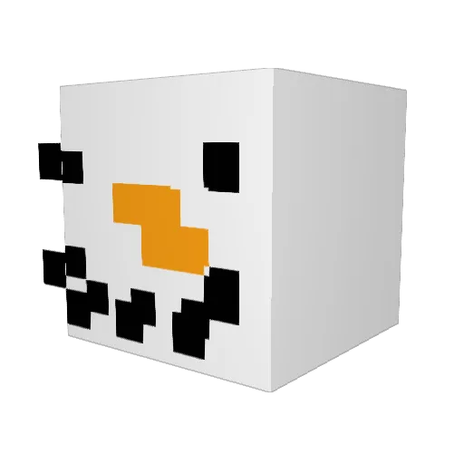 Elm097 Minecraft avatar head, 3D render