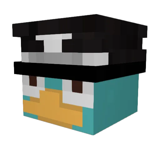 Elm0IsHighAgain Minecraft avatar head, 3D render