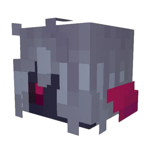 Elm_Ishh Minecraft avatar head, 3D render
