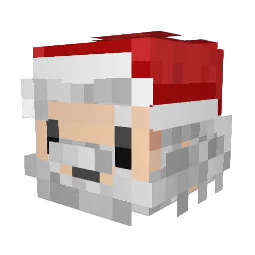 Elmanite Minecraft avatar head, 3D render
