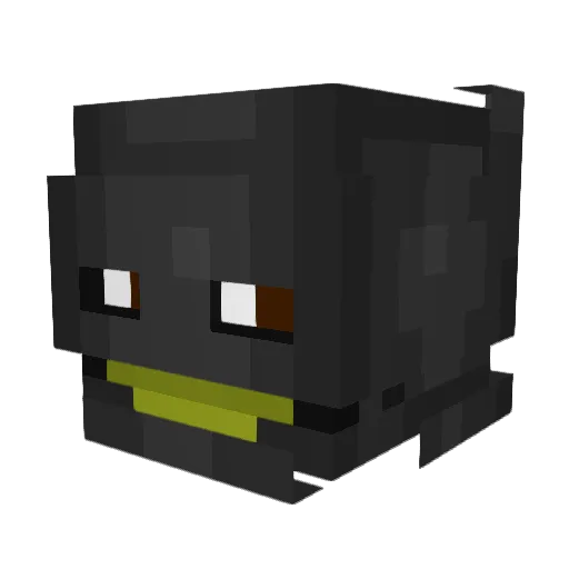 Elmatio215 Minecraft avatar head, 3D render