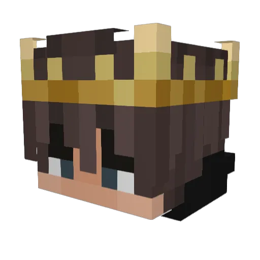 ElmejorpalO Minecraft avatar head, 3D render