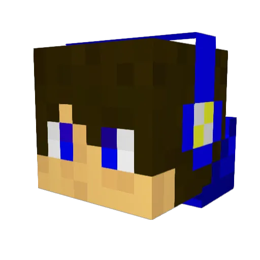 ElmerJ03 Minecraft avatar head, 3D render