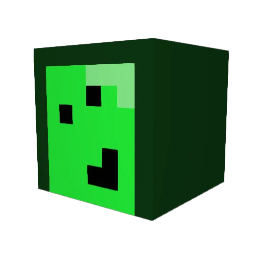 Elmo_007 Minecraft avatar head, 3D render