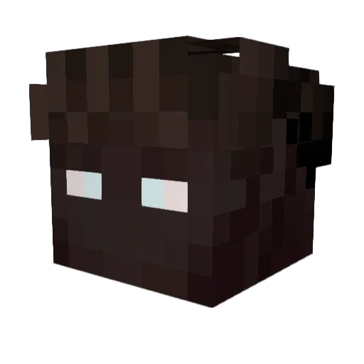Elmorisco8397 Minecraft avatar head, 3D render