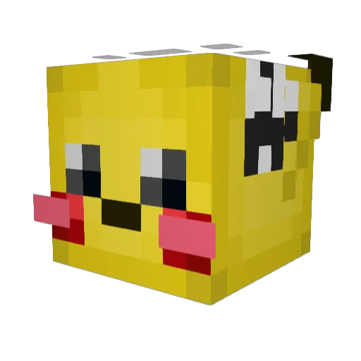 Elmurs_23 Minecraft avatar head, 3D render