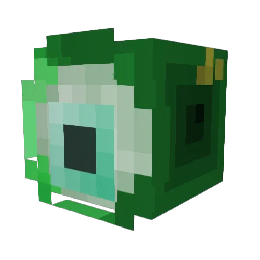 Elname Minecraft avatar head, 3D render