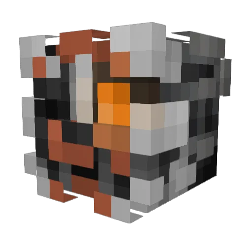 Elncoen451 Minecraft avatar head, 3D render