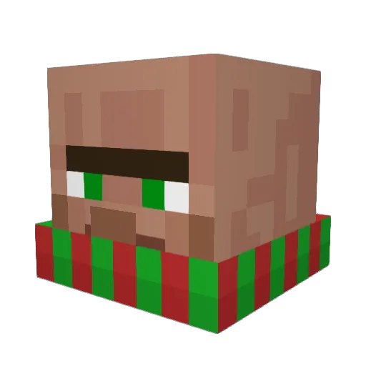 ElniuM Minecraft avatar head, 3D render