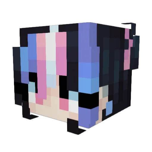 Elo__ Minecraft avatar head, 3D render