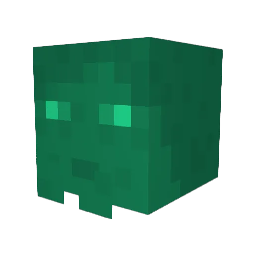 Elogea Minecraft avatar head, 3D render