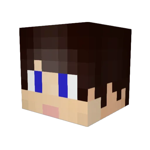 Elojemu Minecraft avatar head, 3D render