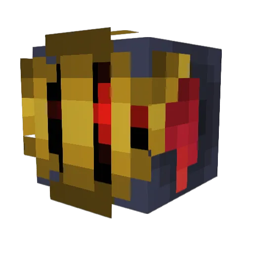 ElongatedBoi Minecraft avatar head, 3D render