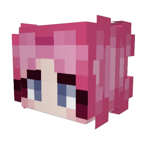 ElongatedRat1 Minecraft avatar head, 3D render
