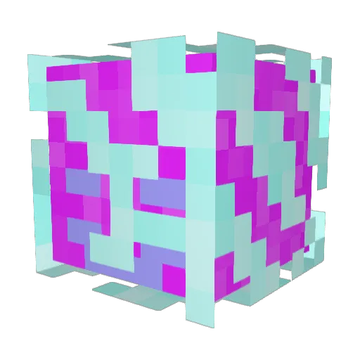 Elora2001 Minecraft avatar head, 3D render