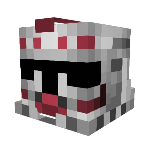 Elouan121 Minecraft avatar head, 3D render