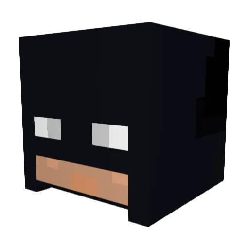 Elovatee Minecraft avatar head, 3D render