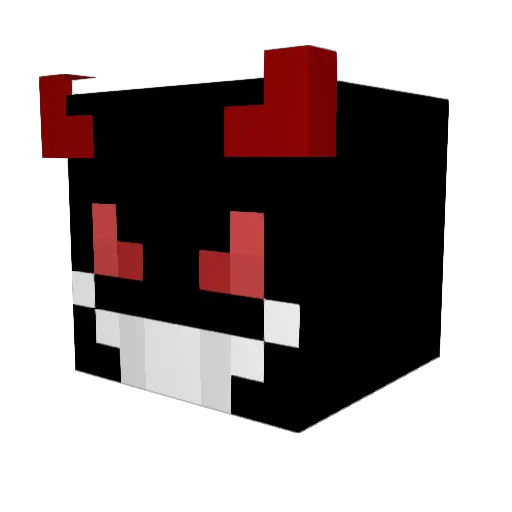Elox33 Minecraft avatar head, 3D render