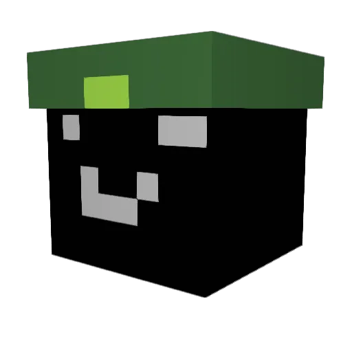 Eloy462 Minecraft avatar head, 3D render