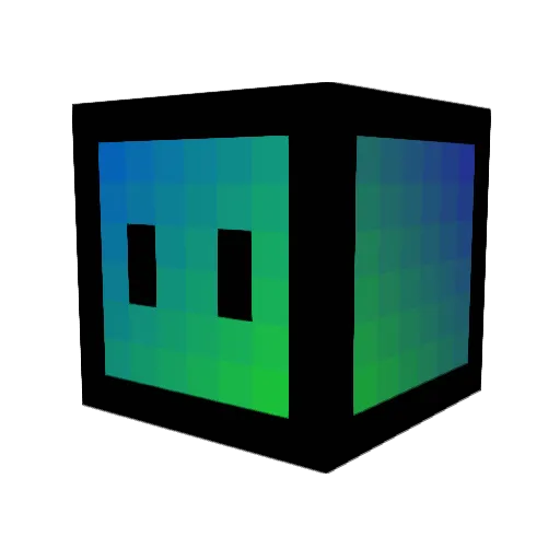 EloyCubo Minecraft avatar head, 3D render