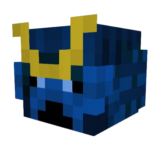 Elpatroap Minecraft avatar head, 3D render