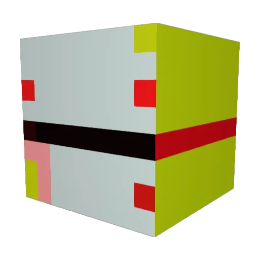 Elpepe12345 Minecraft avatar head, 3D render
