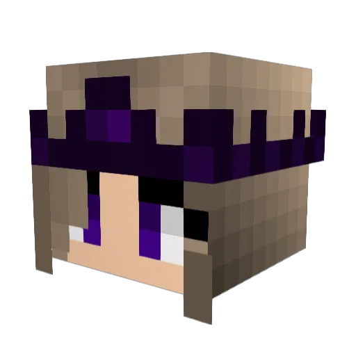 Elphi1997 Minecraft avatar head, 3D render
