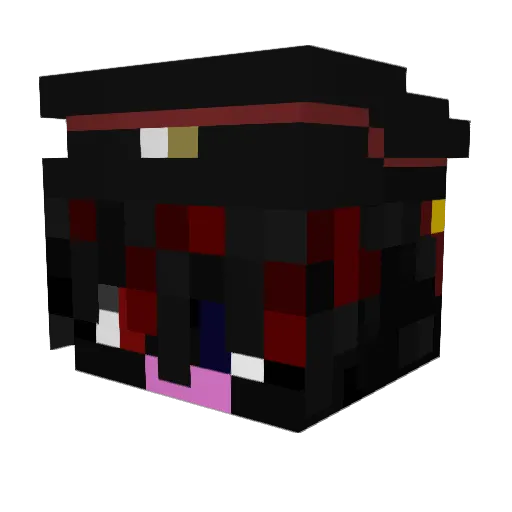 Elpis___ Minecraft avatar head, 3D render