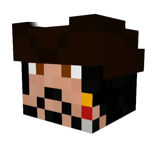 Elrenegado26 Minecraft avatar head, 3D render