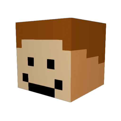 Elreyjay87 Minecraft avatar head, 3D render