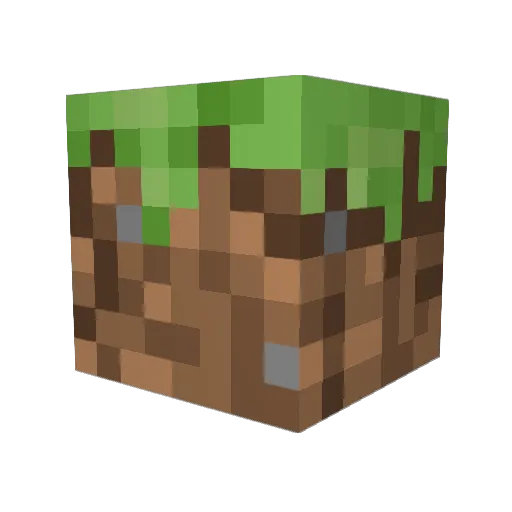 ElricDD Minecraft avatar head, 3D render