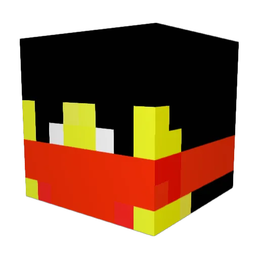 Elrond91 Minecraft avatar head, 3D render