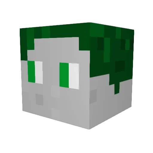 ElrondsBote Minecraft avatar head, 3D render