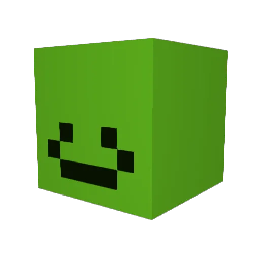 Elryo Minecraft avatar head, 3D render