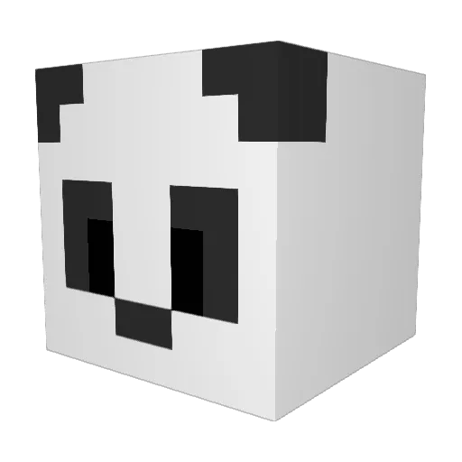 ElsaWaters Minecraft avatar head, 3D render