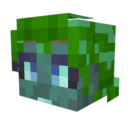 Elsa_Frostiri Minecraft avatar head, 3D render