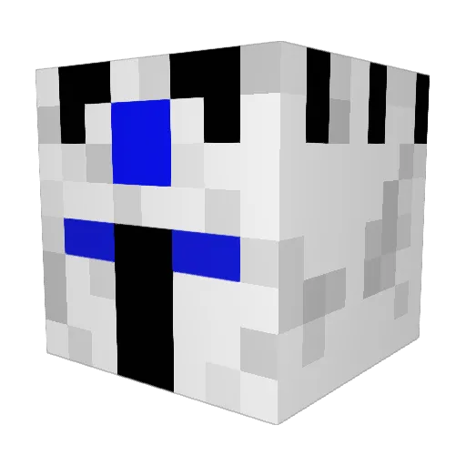 Elsargekabob Minecraft avatar head, 3D render