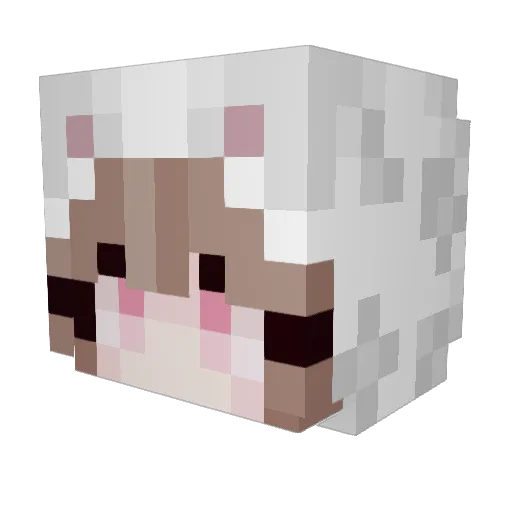 Else_Wise Minecraft avatar head, 3D render