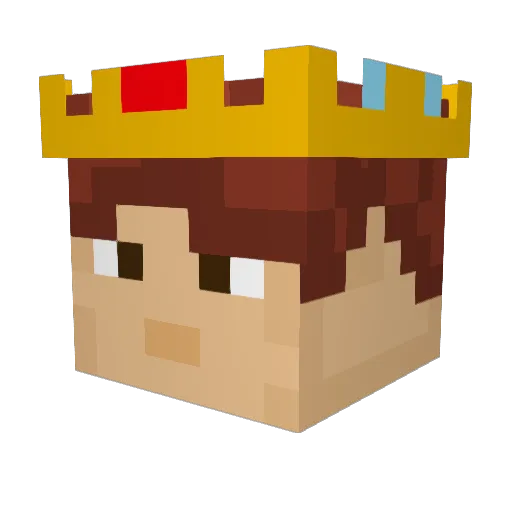 Elsegador8383 Minecraft avatar head, 3D render