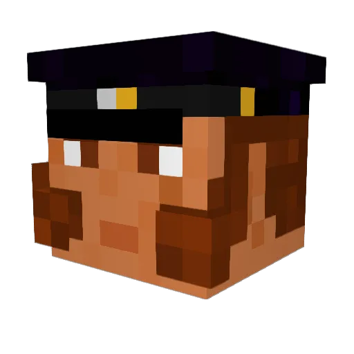 Elsey052 Minecraft avatar head, 3D render