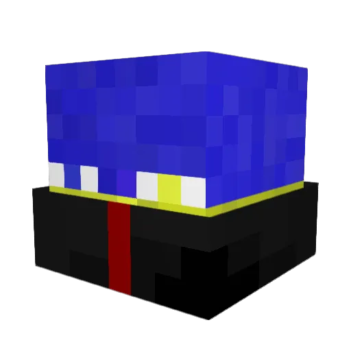 Elshawwy Minecraft avatar head, 3D render